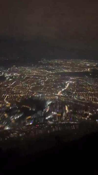 This is breathtaking view that only airline pilots can see.
