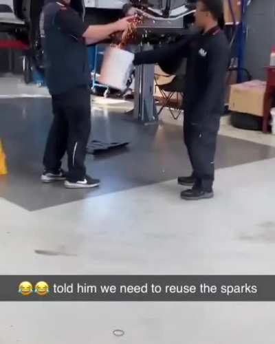 “Reuse the sparks”