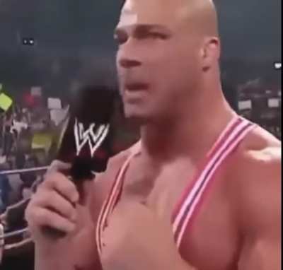 Kurt Angle brings the most badass line to Rey Mysterio