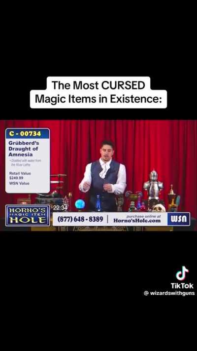 Most cursed magic items