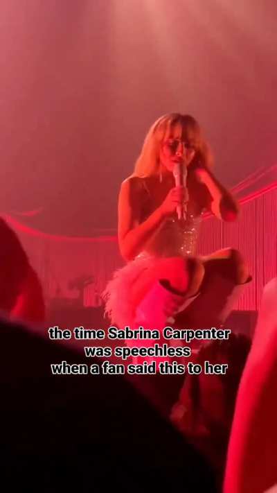 She’s at the concert with her mom