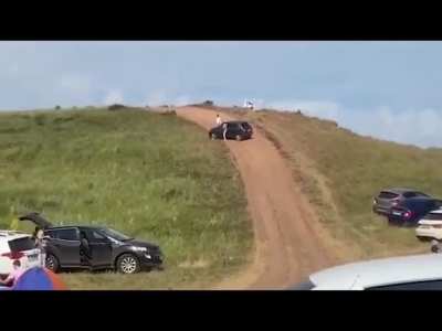 An inexperienced driver