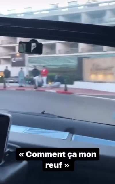 Inside view of the AMI crash in Monaco
