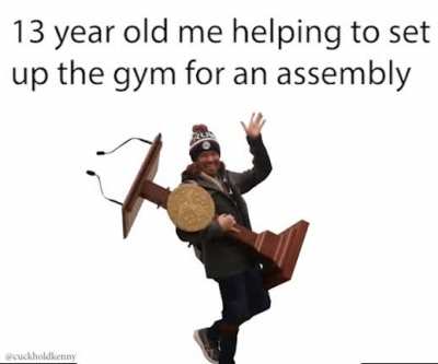 What can I say, I was a helping boy
