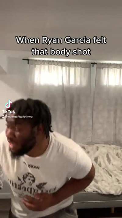 When Ryan Garcia felt that body shot??