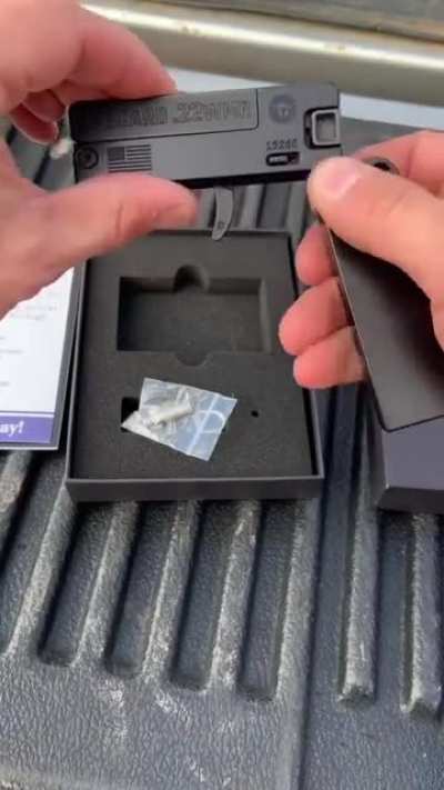 Credit card gun ?