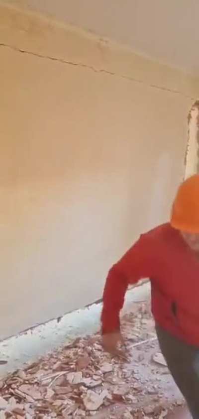imagine he didn't got up quick enough ?????