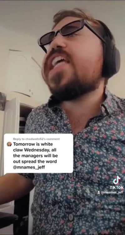 IT guys on White Claw Wednesday