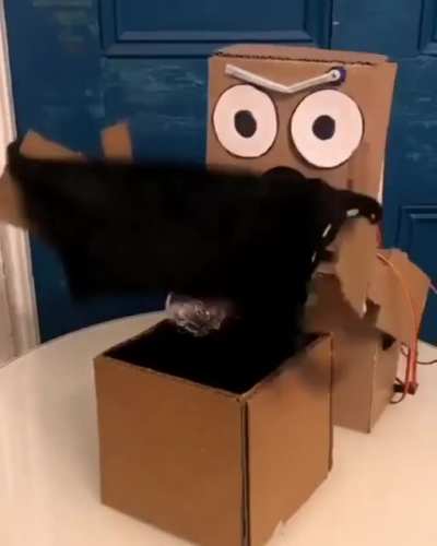 Cardboard toy that does magic