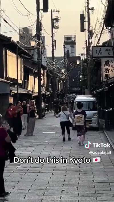 One of the reasons why Japan has been banning tourism in certain places
