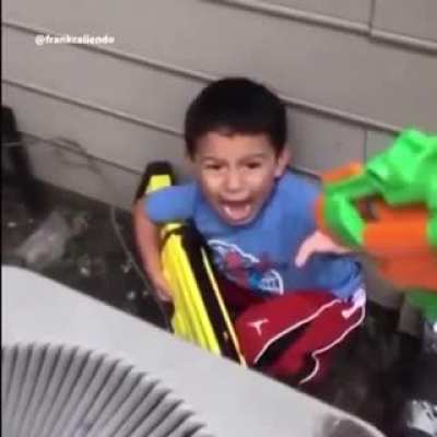 Morgan Freeman narrates the father’s perspective of a NERF gun.