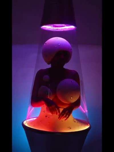 I turned myself into a Lava Lamp for Halloween (DIY costume)