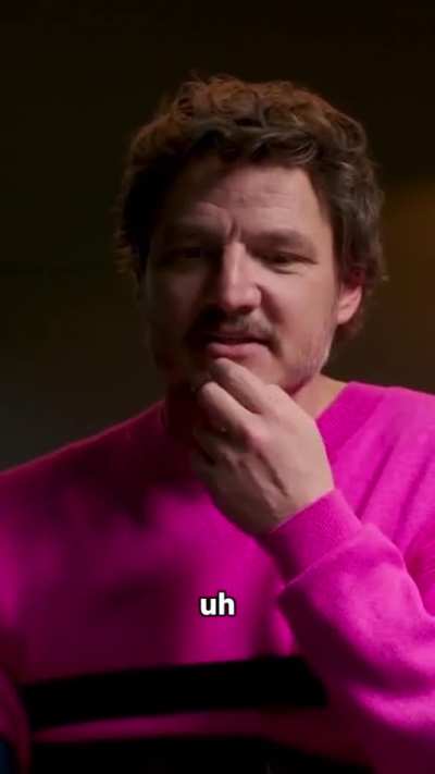 Pedro Pascal answers question while strapped on a lie detector: "What's the strangest thing someone has said about you on social media?"