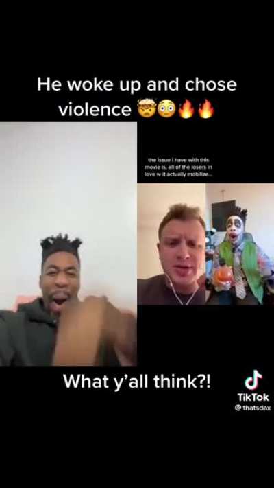 Joker-obsessed rapper Dax reacts to a Joker diss rap on his own track