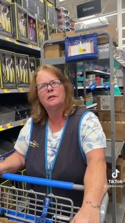 Guy gives Walmart employee a stroke