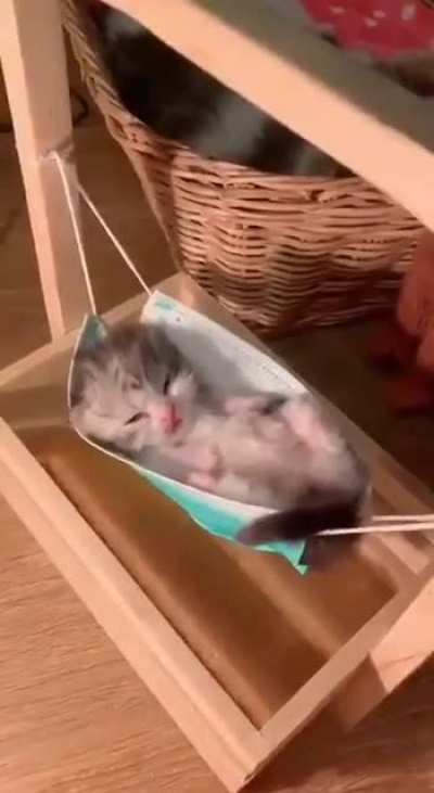 He's so tired