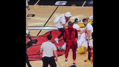 Conor sends mascot to ER