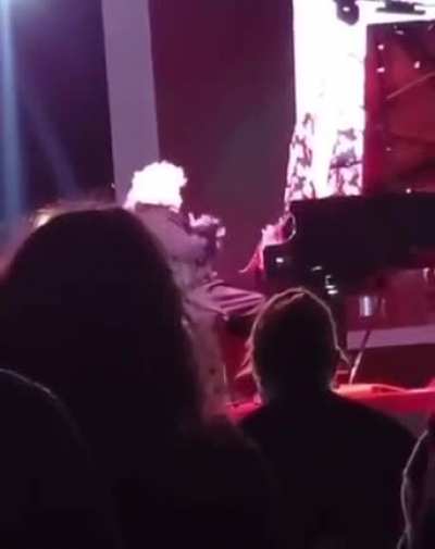 Eager to take over the piano