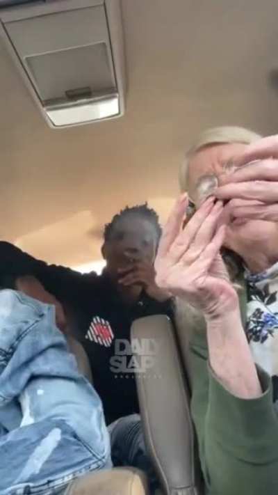 Granny smoking that Opp Pack?