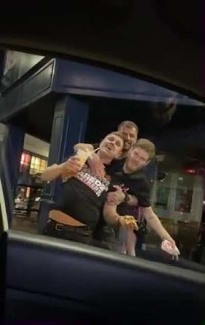 husband coming back from boys night out!