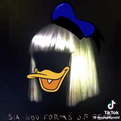 Donald duck ?AI singing Sia - chandeleeyee. Pinnacle of AI art.