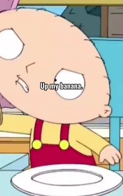 Stewie a bit sus