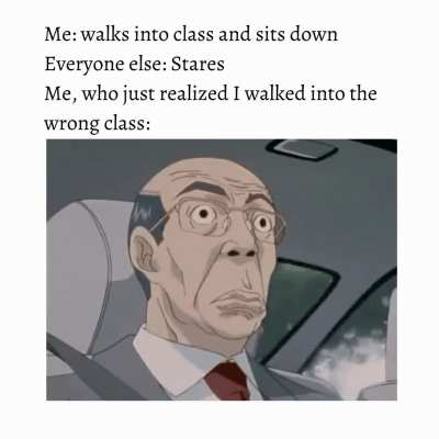 *Awkwardly blunders out of the room*