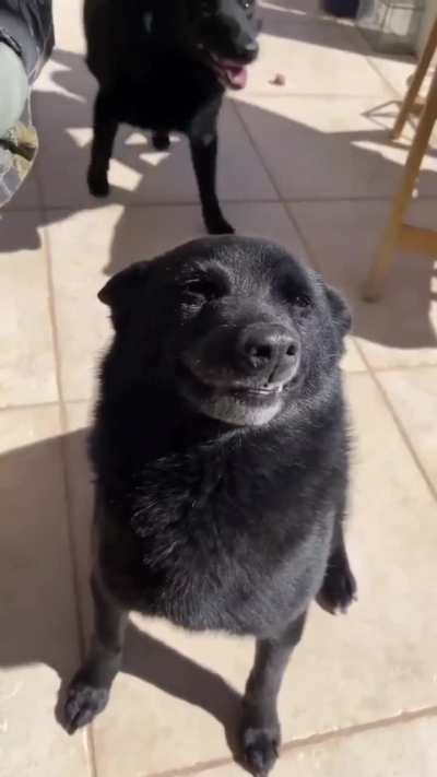 I smile for hugs!