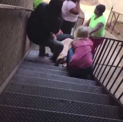 to run into a fight.