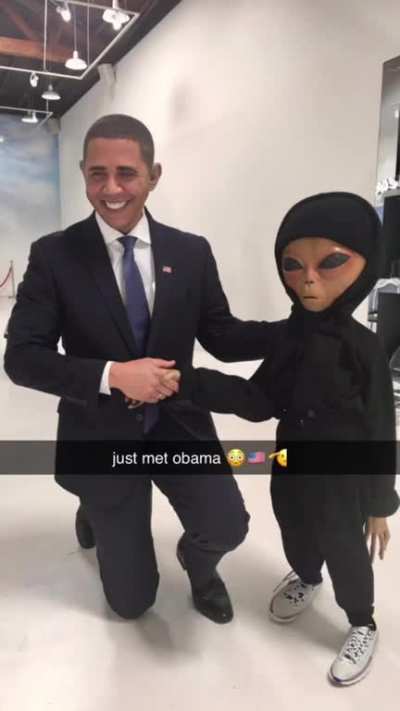 just met obama ????