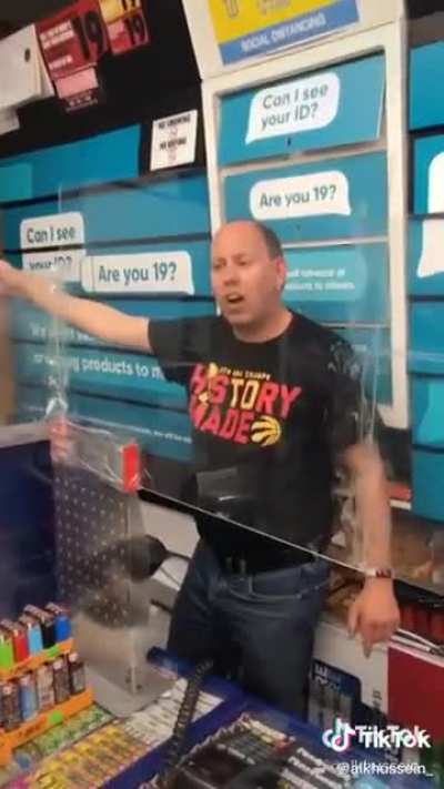 Bullying and repeatedly harassing a convinience store worker (their 3rd video there), WITHOUT wearing masks in the middle of a global pandemic for the tiktok likes and clout ???