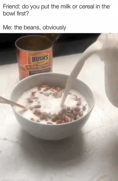 Beans a la mode