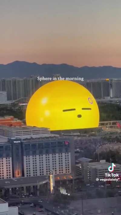 Las Vegas Sphere in the Morning