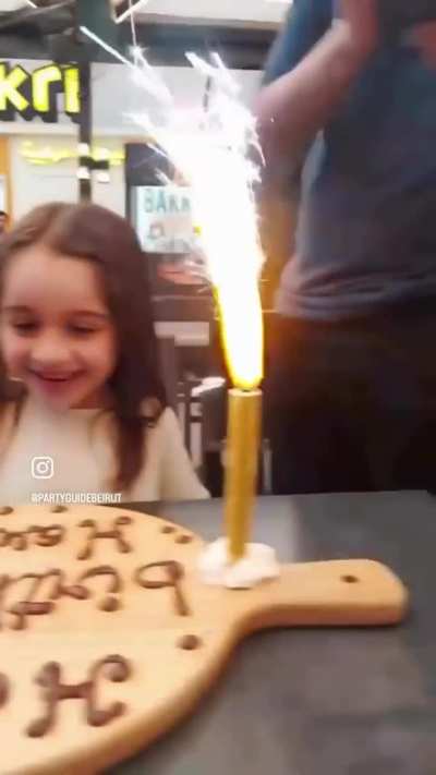 Lebanese girl’s birthday surprise