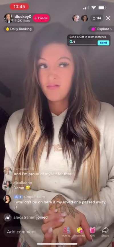 Not dusty des making fun of someone’s dad passing away and their mental health like wtf…? and people in the comments that was supporting this GET SOME HELP!!!!!!let’s her her canceled! Livinluckey on TikTok ?‍♀️