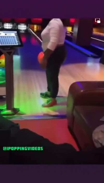Knocks her Bf out with a bowling ball &amp; throws a strike…