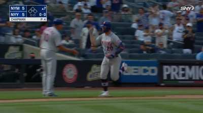 [Highlight] [Highlight] Chapman blows another save and the Mets tie it up, 5-5.