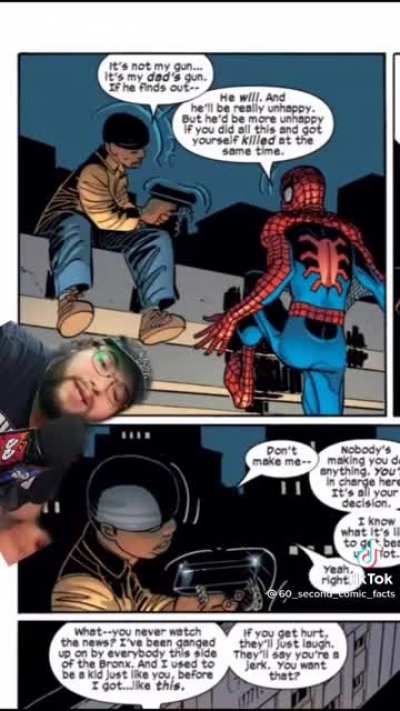 “Let’s talk about the time Spider-Man made sure everyone walked out a situation unharmed”