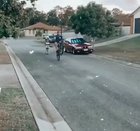 Doing a wheelie