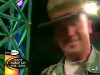 A drill Sargent should be able to set him straight