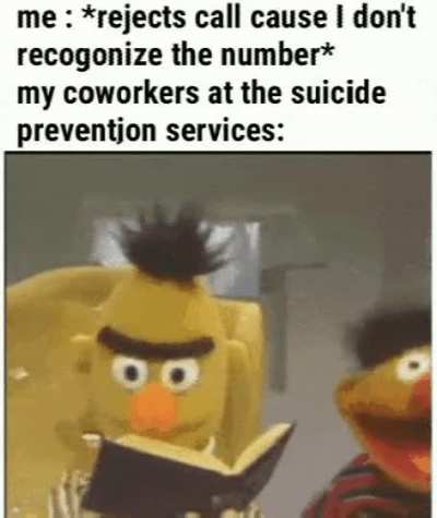 I mean... Why should I answer calls from strangers?