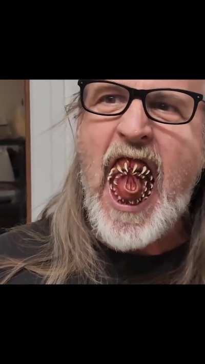 Lamprey dental rig made for the TV show Evil