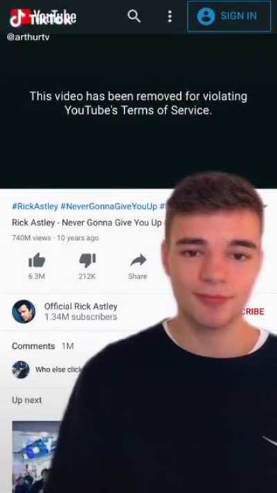 Got me good
