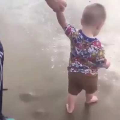 Bubba’s First Beach Trip