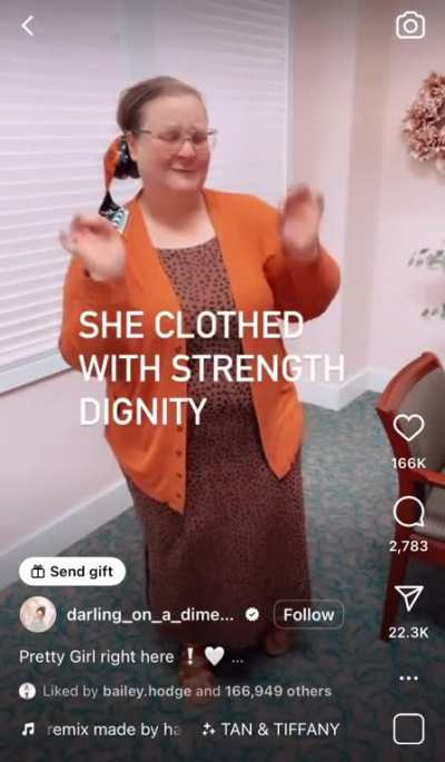 ? All the pretty Christians walk like this..this..this ?