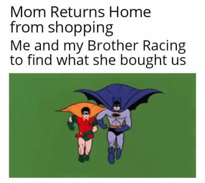 I bought you guys broccoli