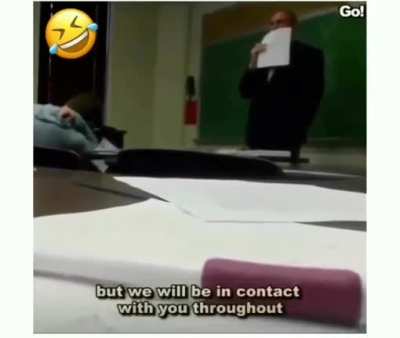 If someone’s phone rings in the middle of the class, they have to put it on speaker.