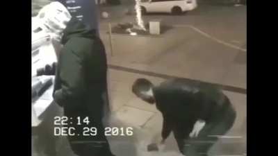 To rob a man