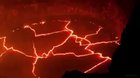 Mesmerising footage taken of the lava mantle within a volcanoe.
