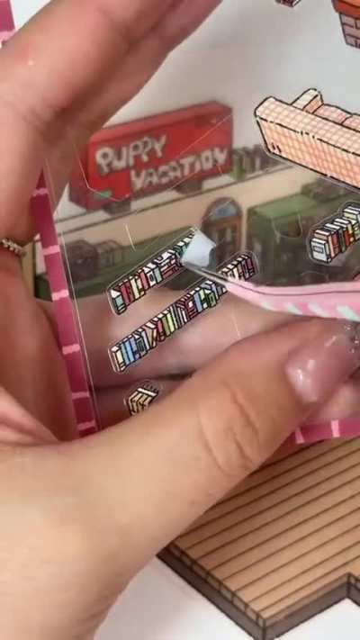 The way the stickers line up perfectly